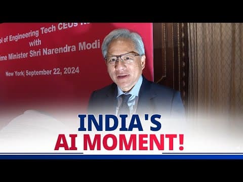 Jensen Huang: AI and India’s Technology Opportunity (September 2024)